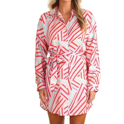 S'edge Margaret Patterned Dress In Art Basel In Multi