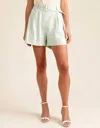 S'edge Maya Shorts In Sea Glass In Multi