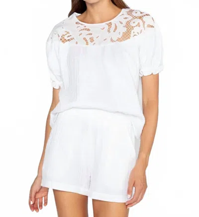S'edge Meadow Top In White