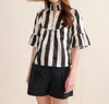 S'edge Meredith Top In Cabana In Multi