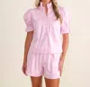 S'edge Meryl Top In Pink Spritz In Pink
