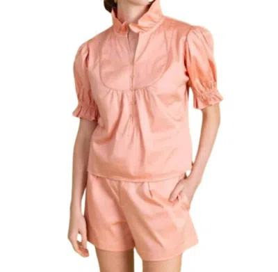 S'edge Meryl Top In Tulip In Orange