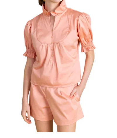 S'edge Meryl Top In Tulip In Orange