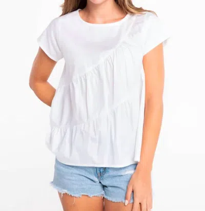 S'edge Paige Top In White