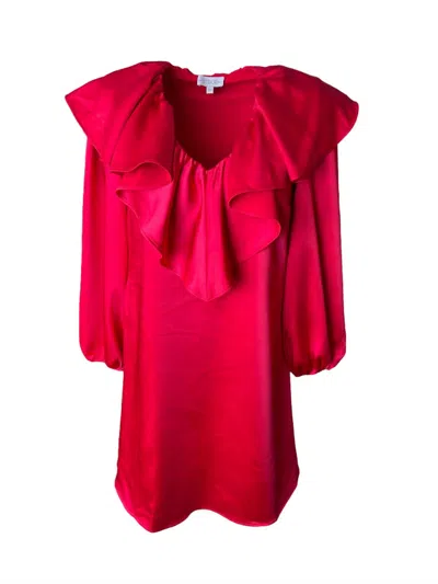 S'edge Sabine Dress In Lipstick In Pink