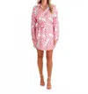 S'edge Margaret Button Front Mini Dress In Art Basel In Multi