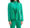 S'EDGE STEPH BLAZER IN DYNASTY GREEN