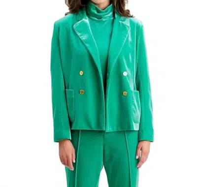 S'EDGE STEPH BLAZER IN DYNASTY GREEN