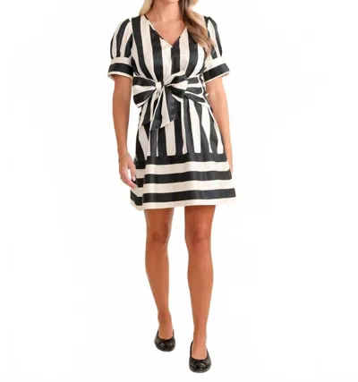 S'edge Ann Dress In Cabana In Black