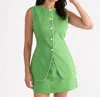 S'edge Taylor Top In Palm In Green