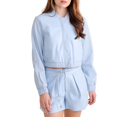 S'EDGE TERRY CORNFLOWER JACKET