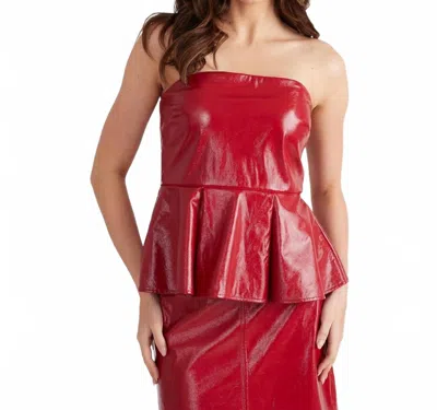 S'edge Vogue Top In Pinot In Burgundy