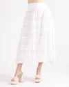 S'edge Dody Skirt In Washed White In White