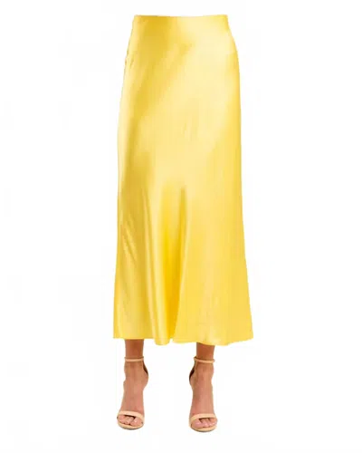 S'edge Women's Rhodes Skirt In Lemon Drop In Yellow