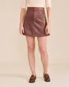 S'edge Zoe Skirt In Chocolate In Gold