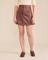 S'edge Zoe Skirt In Chocolate In Gold