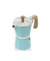 Sedona Aluminum 6 Cup Espresso Maker In Teal