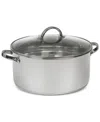 Sedona Kitchen 10-qt Stainless Steel Casserole & Lid
