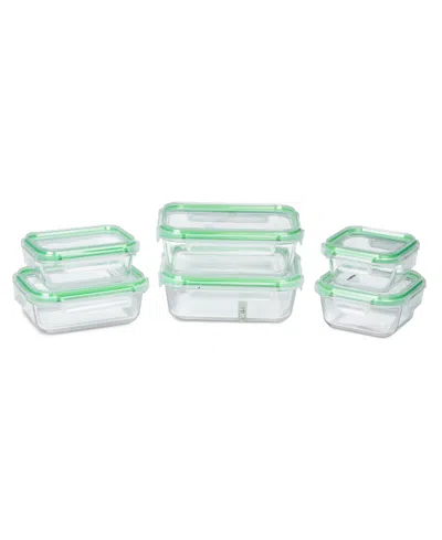 Sedona Kitchen 12-pc. Glass Food Storage Set In Green
