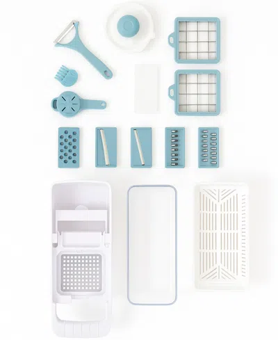 Sedona Kitchen 16-pc. Handheld Vegetable Chopper Set In Blue