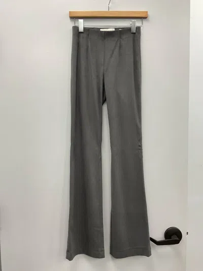 Seductive Grey Sabrina Flare Veloure Pant