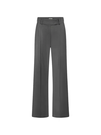 Seductive Pleated Tailored Trousers In Grey