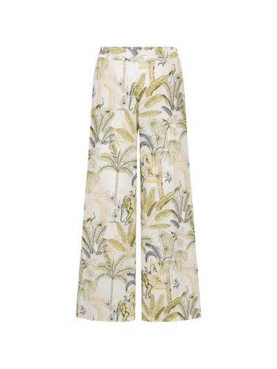 Seductive Rosanne Printed Trousers In Multi