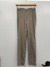 Seductive Tapered Sabrina Velour Pant In Taupe In Grey