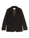 Seductive Three-button Blazer In Brown