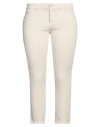 Seductive Woman Jeans Beige Size 16 Cotton, Lyocell, Polyester, Elastane