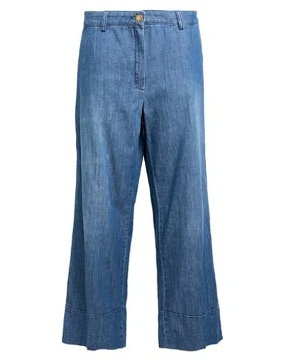Seductive Woman Jeans Blue Size 12 Cotton