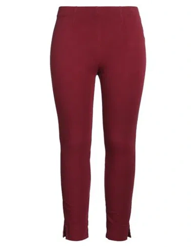 Seductive Woman Jeans Burgundy Size 12 Cotton, Lyocell, Polyester, Elastane In Red