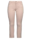 Seductive Woman Pants Beige Size 12 Lyocell, Modal, Cotton, Elastomultiester, Elastane In Beige