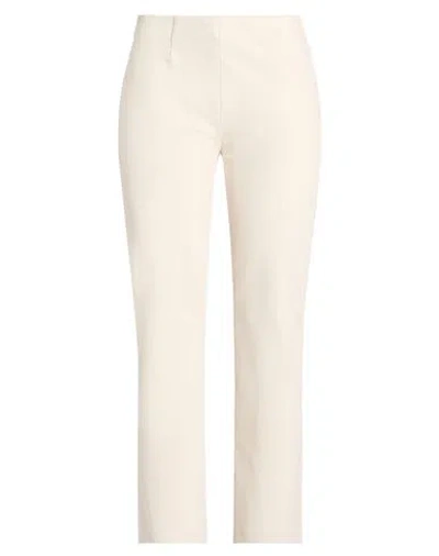 Seductive Woman Pants Beige Size 12 Polyamide, Elastane In White
