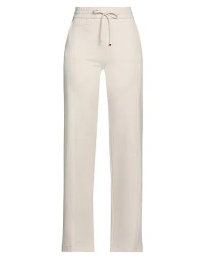 Seductive Woman Pants Beige Size 12 Viscose, Polyamide, Elastane In Sand