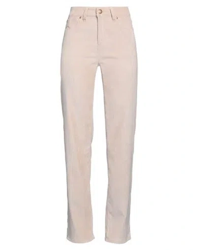 Seductive Woman Pants Beige Size 4 Cotton, Lyocell, Polyester, Elastane