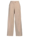 Seductive Woman Pants Beige Size 8 Linen, Polyester, Viscose, Elastane In Beige