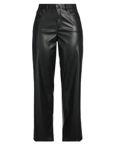 Seductive Woman Pants Black Size 16 Polyester, Polyurethane Coated