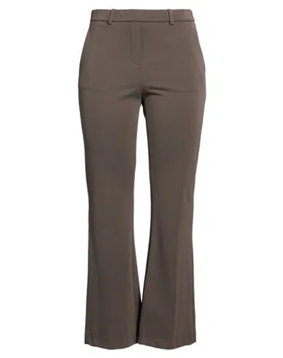 Seductive Woman Pants Brown Size 10 Polyamide, Elastane