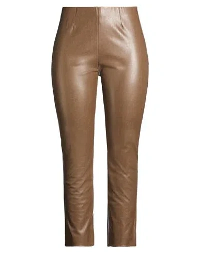 Seductive Woman Pants Brown Size 12 Polyamide