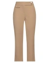 Seductive Woman Pants Camel Size 12 Polyester, Viscose, Elastane In Beige