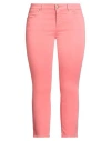 Seductive Woman Pants Coral Size 10 Lyocell, Modal, Cotton, Elastomultiester, Elastane In Red