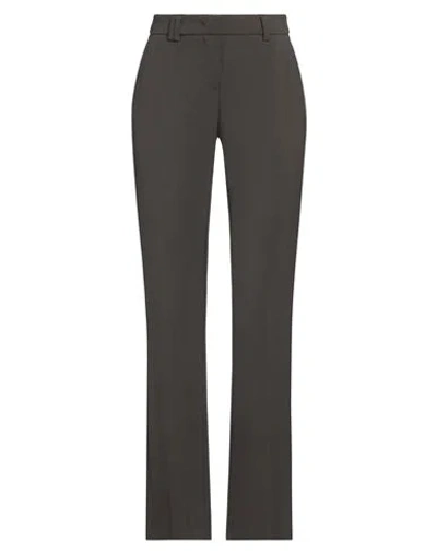 Seductive Woman Pants Dark Green Size 4 Polyester, Viscose, Cotton, Elastane