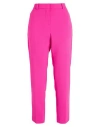 Seductive Woman Pants Fuchsia Size 12 Polyester, Viscose, Cotton, Elastane In Pink