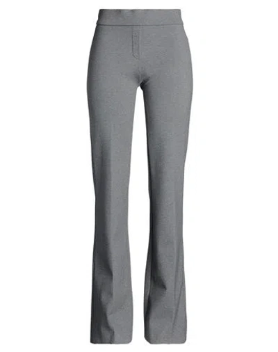 Seductive Woman Pants Grey Size 16 Viscose, Polyamide, Elastane In Gray