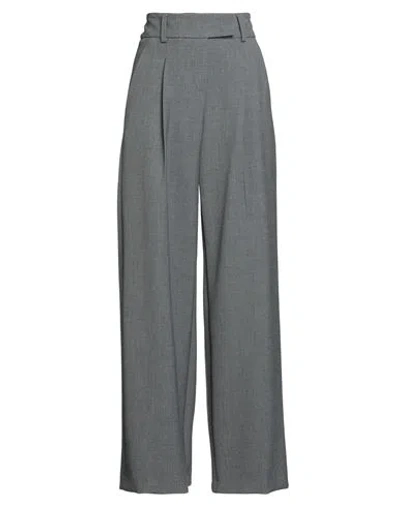 Seductive Woman Pants Grey Size 4 Polyester, Viscose, Cotton, Elastane In Gray