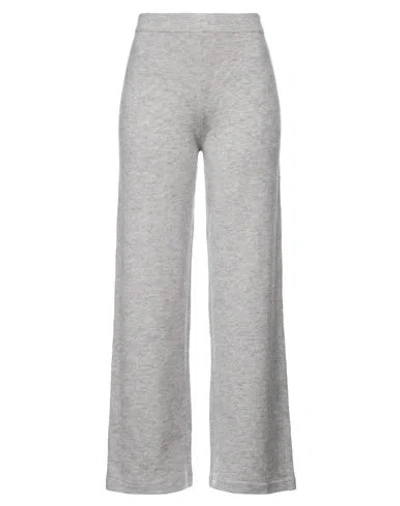 Seductive Woman Pants Grey Size 8 Polyester, Viscose, Metal Fiber, Elastane