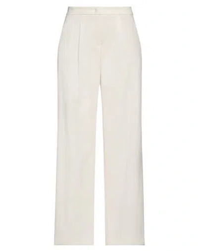 Seductive Woman Pants Ivory Size 12 Polyester, Viscose, Elastane