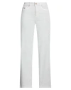 Seductive Woman Pants Light Grey Size 12 Cotton, Lyocell, Polyester, Elastane
