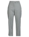 Seductive Woman Pants Light Grey Size 14 Wool, Polyester, Viscose, Lenpur In Gray